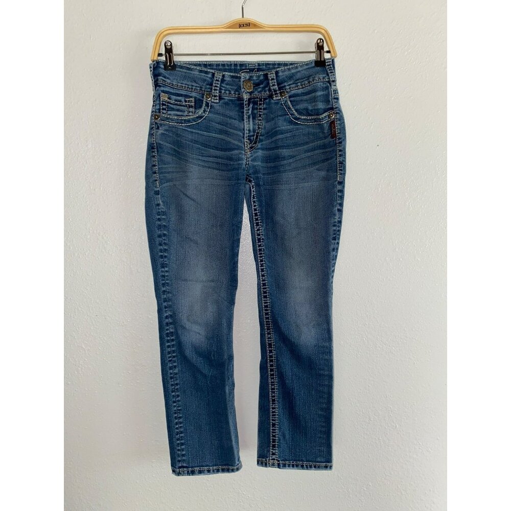 Silver Suki Capri Jeans Size28